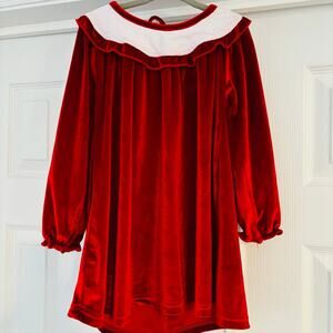 Red Velvet Sunshine Smocks Dress 4T